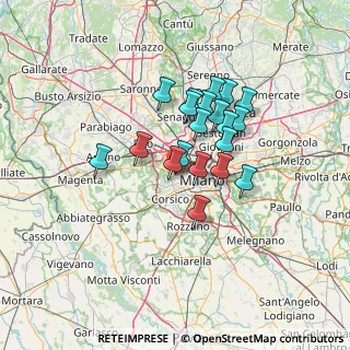 Mappa Via Passo di Brizio, 20148 Milano MI, Italia (10.206)