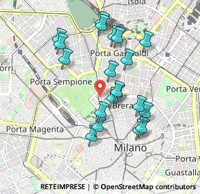 Mappa Piazza Marengo, 20121 Milano MI, Italia (0.85)