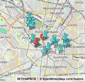 Mappa Piazza Marengo, 20121 Milano MI, Italia (1.45412)