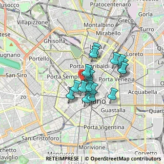 Mappa Piazza Marengo, 20121 Milano MI, Italia (1.22947)