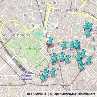 Mappa Piazza Marengo, 20121 Milano MI, Italia (0.6235)
