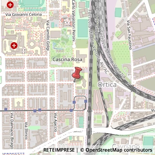 Mappa Via Enrico Caruso,  7, 20133 Milano, Milano (Lombardia)