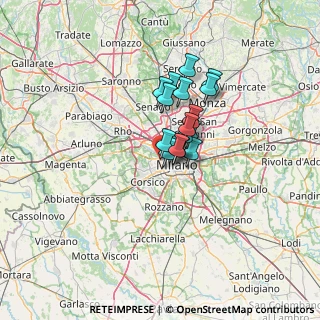 Mappa Via Spagnoletto, 20149 Milano MI, Italia (7.86)