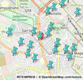 Mappa Via Spagnoletto, 20149 Milano MI, Italia (1.116)