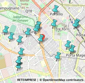 Mappa Via Spagnoletto, 20149 Milano MI, Italia (1.169)