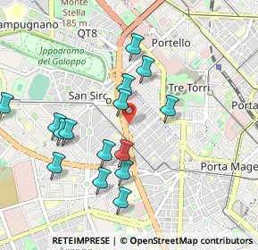 Mappa Via Spagnoletto, 20149 Milano MI, Italia (0.956)