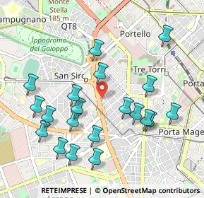 Mappa Via Spagnoletto, 20149 Milano MI, Italia (1.042)
