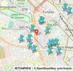 Mappa Via Spagnoletto, 20149 Milano MI, Italia (1.004)