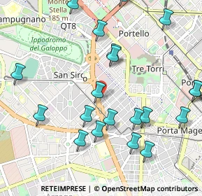 Mappa Via Spagnoletto, 20149 Milano MI, Italia (1.1865)