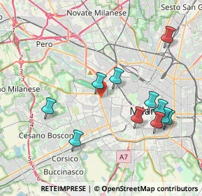Mappa Via Spagnoletto, 20149 Milano MI, Italia (4.04545)