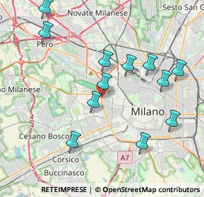 Mappa Via Spagnoletto, 20149 Milano MI, Italia (4.11917)