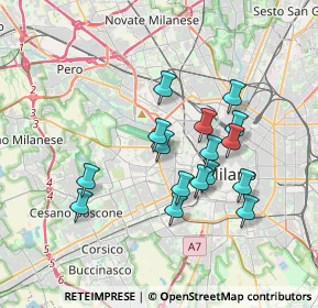 Mappa Via Spagnoletto, 20149 Milano MI, Italia (3.11063)