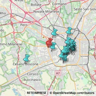Mappa Via Spagnoletto, 20149 Milano MI, Italia (3.356)