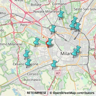 Mappa Via Spagnoletto, 20149 Milano MI, Italia (4.22917)