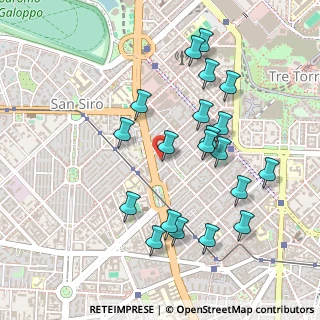 Mappa Via Spagnoletto, 20149 Milano MI, Italia (0.4915)