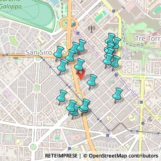 Mappa Via Spagnoletto, 20149 Milano MI, Italia (0.4055)
