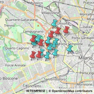 Mappa Via Spagnoletto, 20149 Milano MI, Italia (1.187)