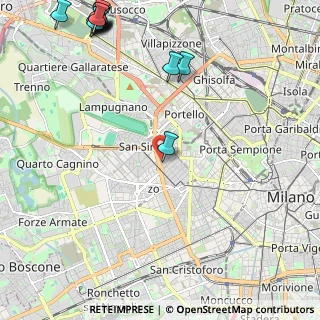 Mappa Via Spagnoletto, 20149 Milano MI, Italia (3.29538)