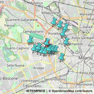 Mappa Via Spagnoletto, 20149 Milano MI, Italia (1.19722)