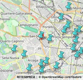 Mappa Via Spagnoletto, 20149 Milano MI, Italia (2.723)