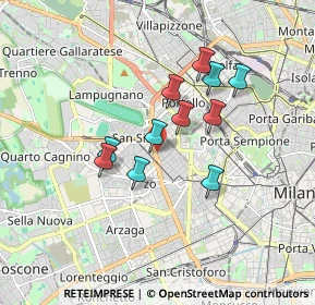 Mappa Via Spagnoletto, 20149 Milano MI, Italia (1.37545)