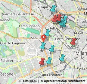Mappa Via Spagnoletto, 20149 Milano MI, Italia (1.89929)