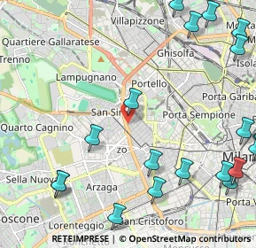 Mappa Via Spagnoletto, 20149 Milano MI, Italia (3.124)