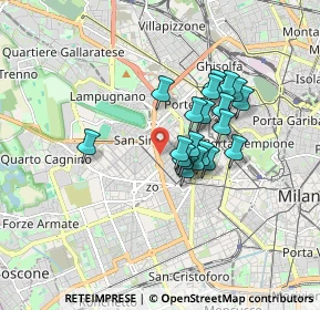 Mappa Via Spagnoletto, 20149 Milano MI, Italia (1.278)
