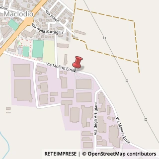 Mappa Via Molino Emili, 16, 25030 Maclodio, Brescia (Lombardia)