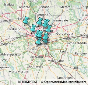 Mappa Via Filippo Juvara, 20129 Milano MI, Italia (7.8875)