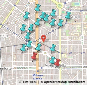 Mappa Via Filippo Juvara, 20129 Milano MI, Italia (0.4705)