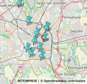 Mappa Via Filippo Juvara, 20129 Milano MI, Italia (2.87273)