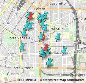 Mappa Via Filippo Juvara, 20129 Milano MI, Italia (0.835)