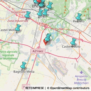 Mappa Via Gerolamo Rovetta, 25010 Borgosatollo BS, Italia (6.2465)