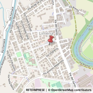 Mappa Via Beato Arnaldo da Limena, 3, 35010 Limena, Padova (Veneto)