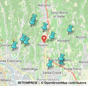 Mappa Stradella Franche, 37142 Verona VR, Italia (1.92636)