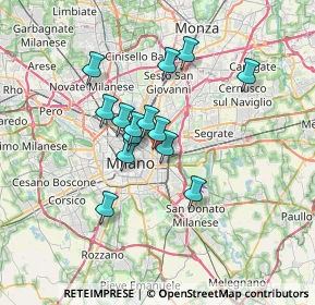 Mappa Largo Río De Janeiro Angolo, 20133 Milano MI, Italia (5.29429)