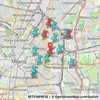 Mappa Largo Río De Janeiro Angolo, 20133 Milano MI, Italia (1.596)