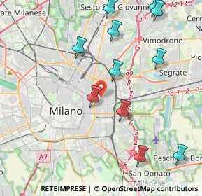 Mappa Largo Río De Janeiro Angolo, 20133 Milano MI, Italia (4.69909)