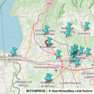 Mappa Via Santa Chiara, 37012 Bussolengo VR, Italia (10.08412)