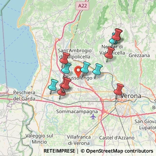 Mappa Via Santa Chiara, 37012 Bussolengo VR, Italia (6.40308)