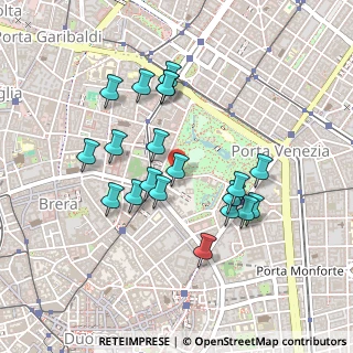 Mappa Porta Nuova, 20121 Milano MI, Italia (0.418)
