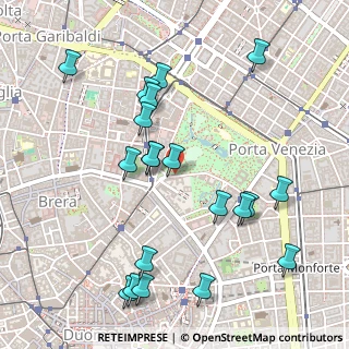 Mappa Porta Nuova, 20121 Milano MI, Italia (0.556)