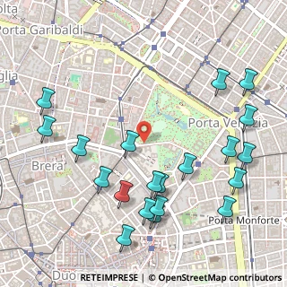Mappa Porta Nuova, 20121 Milano MI, Italia (0.6235)