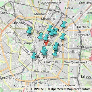 Mappa Porta Nuova, 20121 Milano MI, Italia (1.25733)