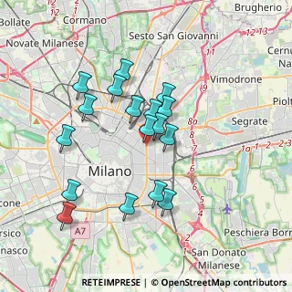 Mappa Viale Abruzzi, 20133 Milano MI, Italia (3.21412)