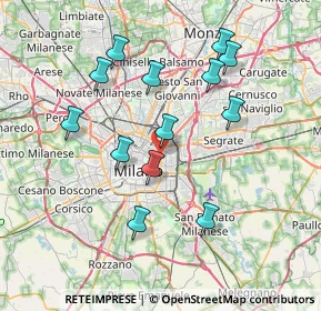 Mappa Viale Abruzzi, 20133 Milano MI, Italia (7.21077)