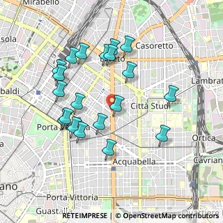 Mappa Viale Abruzzi, 20133 Milano MI, Italia (0.9295)