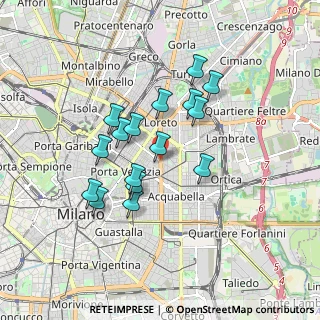 Mappa Viale Abruzzi, 20133 Milano MI, Italia (1.47938)
