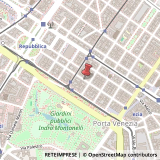 Mappa Via Panfilo Castaldi,  22, 20124 Milano, Milano (Lombardia)
